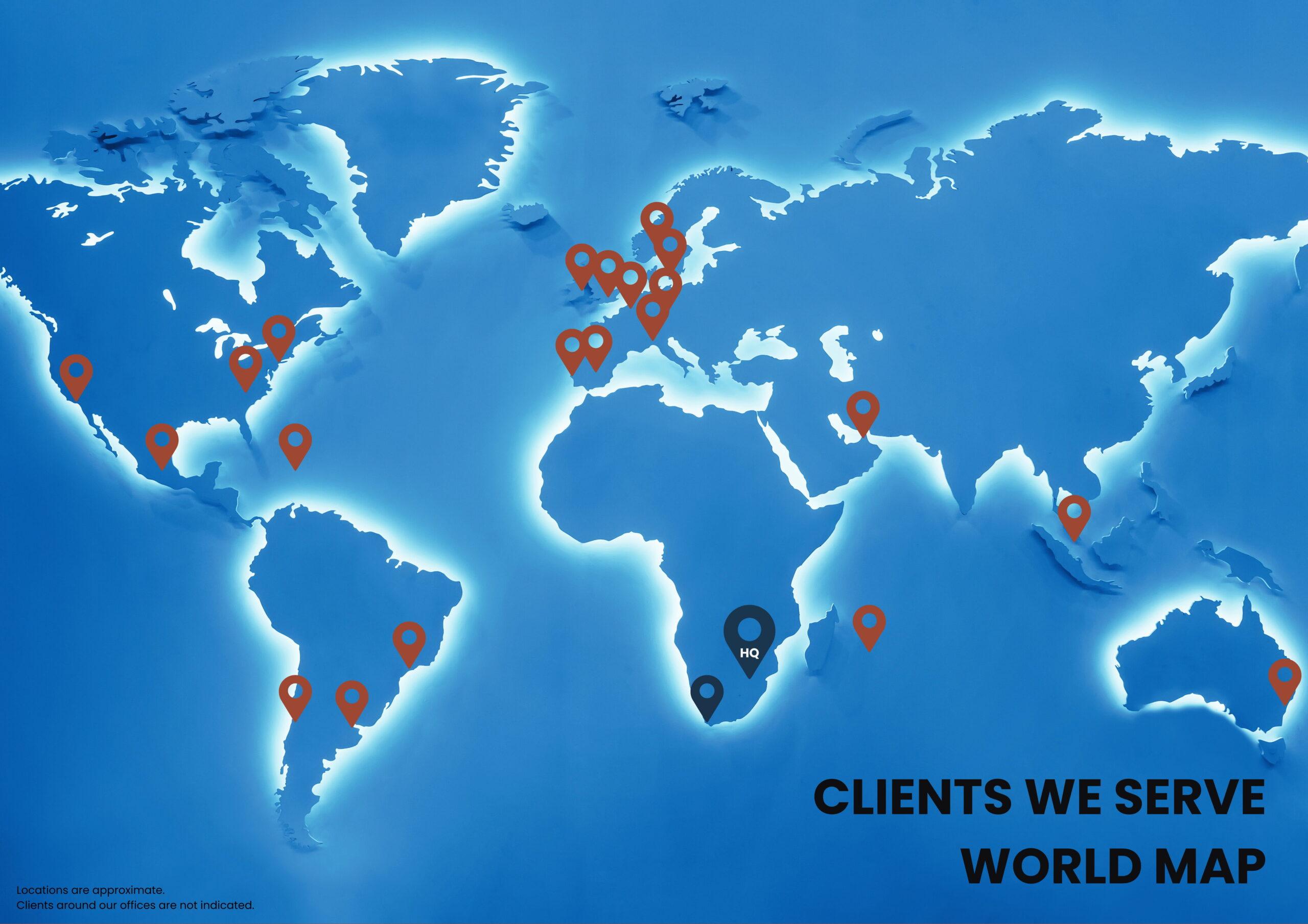 ITEX Global Reach World Map